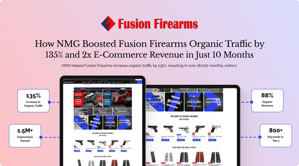 Fusion Firearms campaign visual